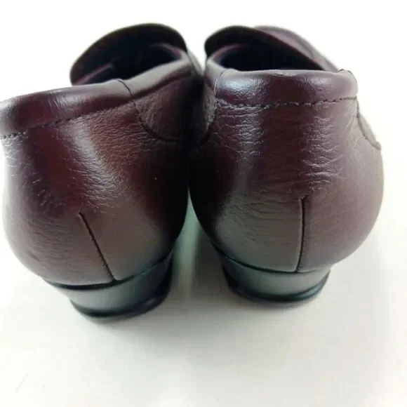 SAS NWOT Classic Timeless Slip-On Leather Loafer Woman's 8.5. Burgandy/Brownish. - Picture 12 of 12